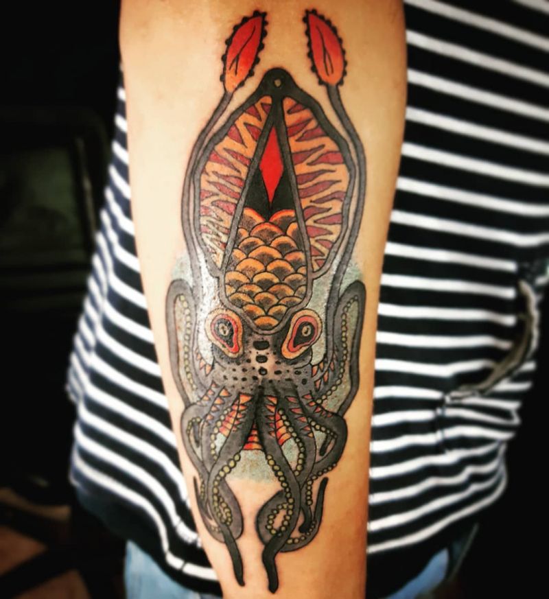 30 Creative Kraken Tattoos to Inspire You