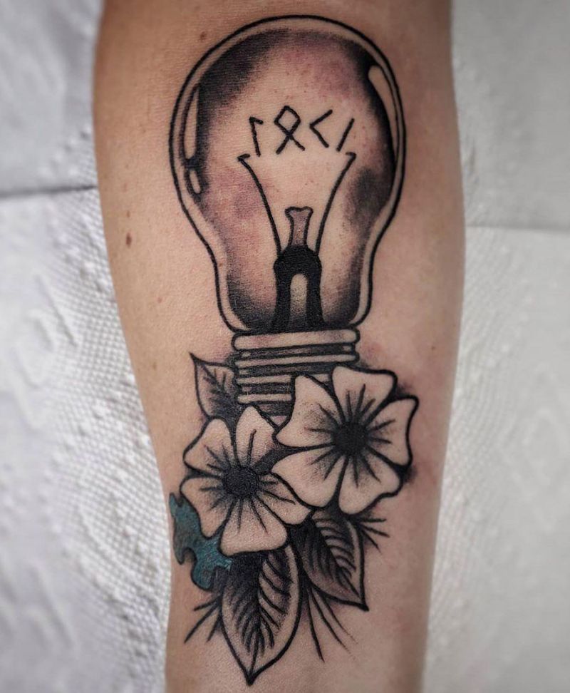 30 Creative Light Bulb Tattoos Light Up Your Life