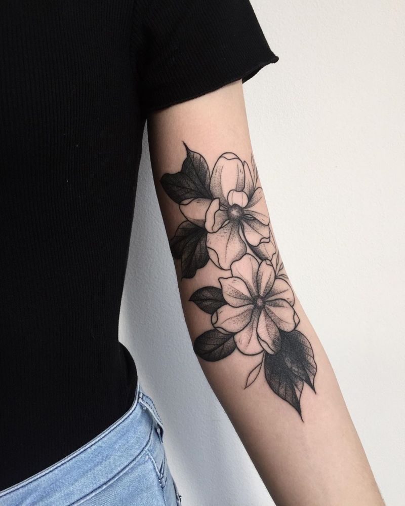 30 Beautiful Magnolia Tattoos You Will Love