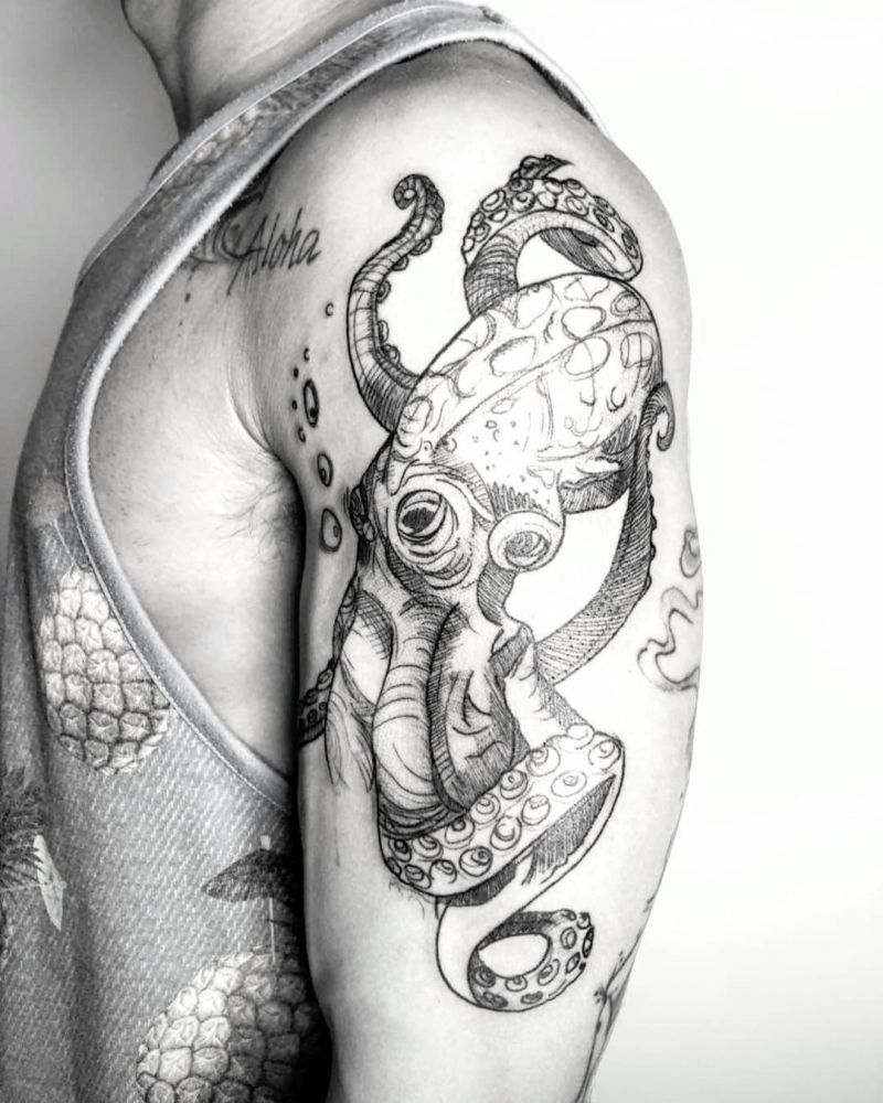 30 Creative Octopus Tattoos You Will Love