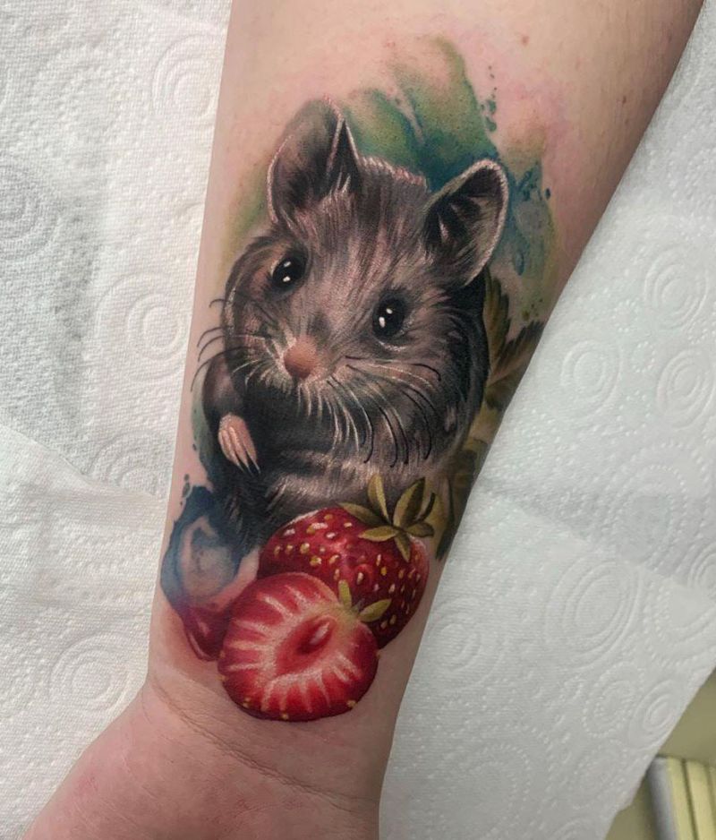 30 Pretty Strawberry Tattoos You Will Love