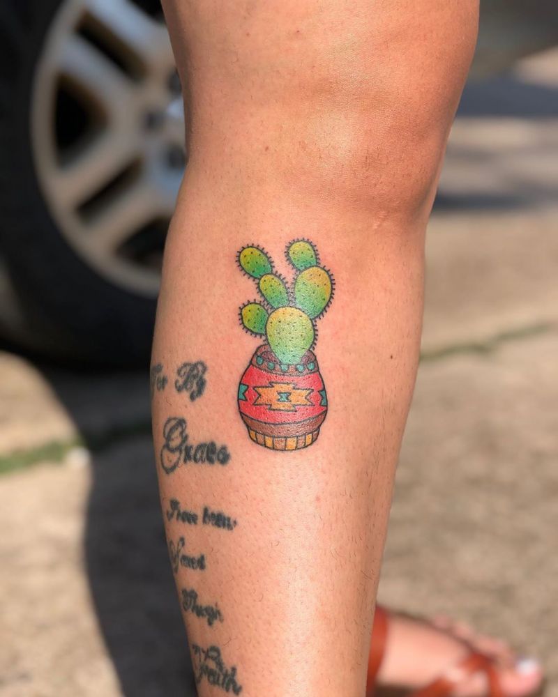30 Beautiful Cactus Tattoos Enhance Your Personality