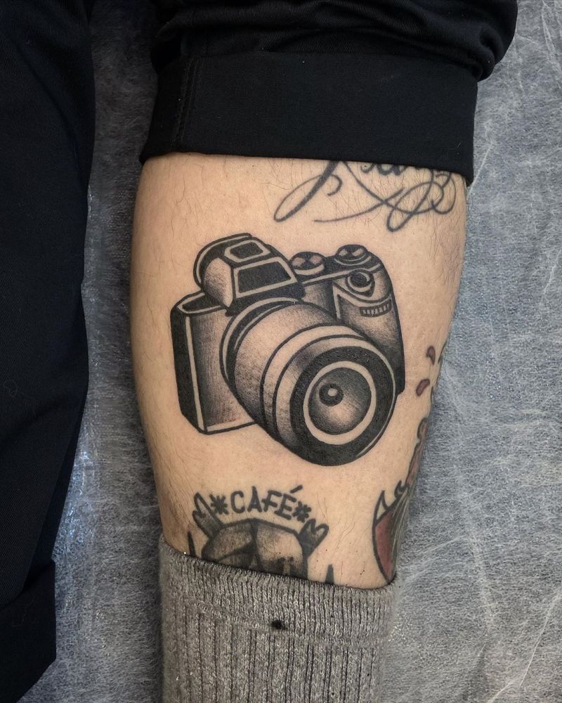 30 Creative Camera Tattoos You Will Love