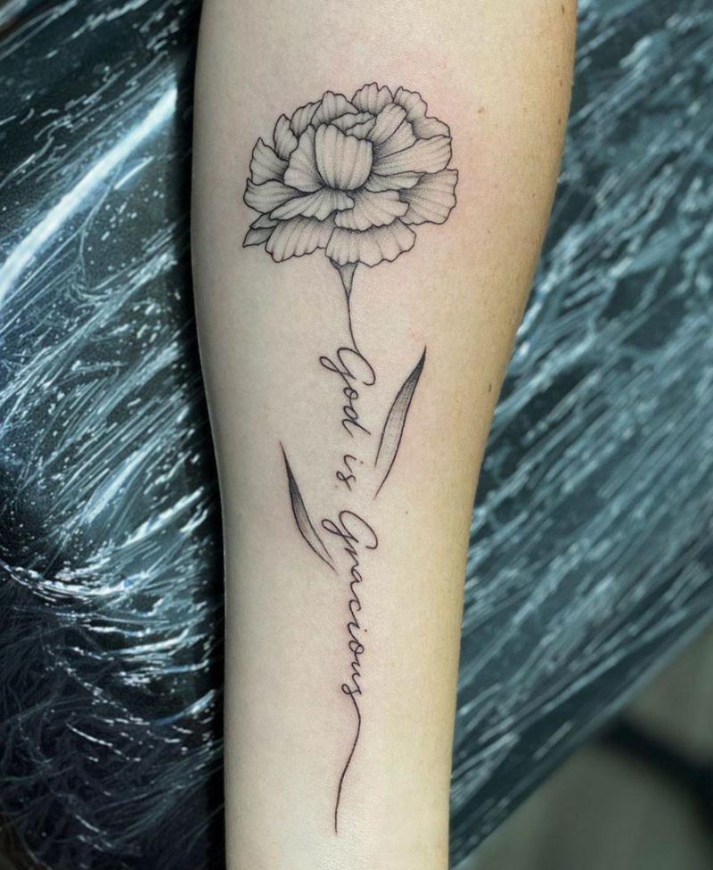 30 Pretty Carnation Tattoos You Will Love