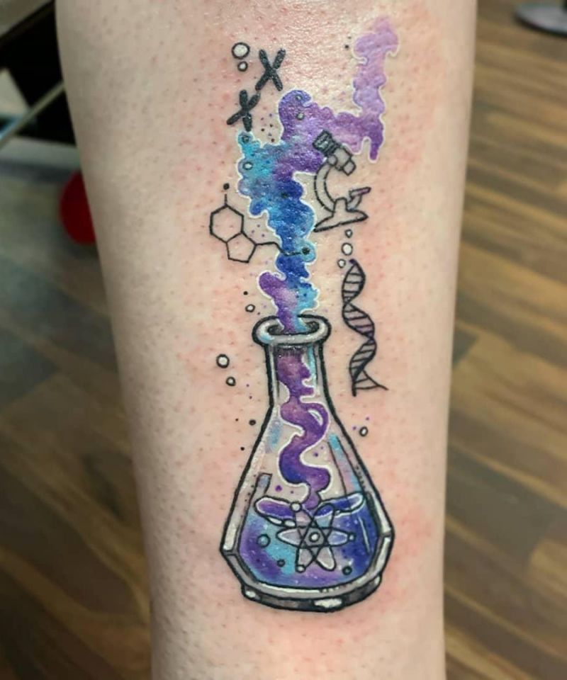 30 Elegant Chemistry Tattoos You Will Love