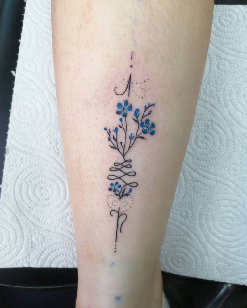 30 Pretty Forget Me Not Tattoos for Your Inspiration