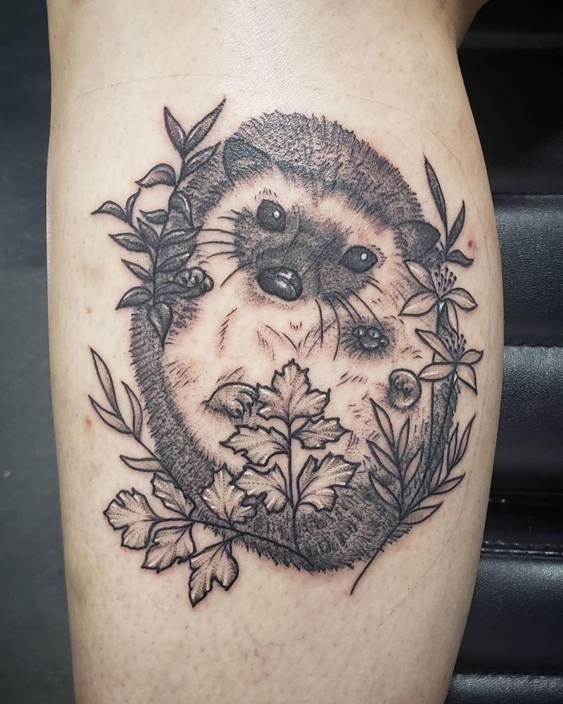 30 Cute Hedgehog Tattoos You Will Love