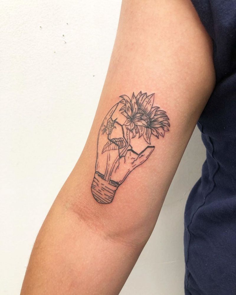 30 Creative Light Bulb Tattoos Light Up Your Life