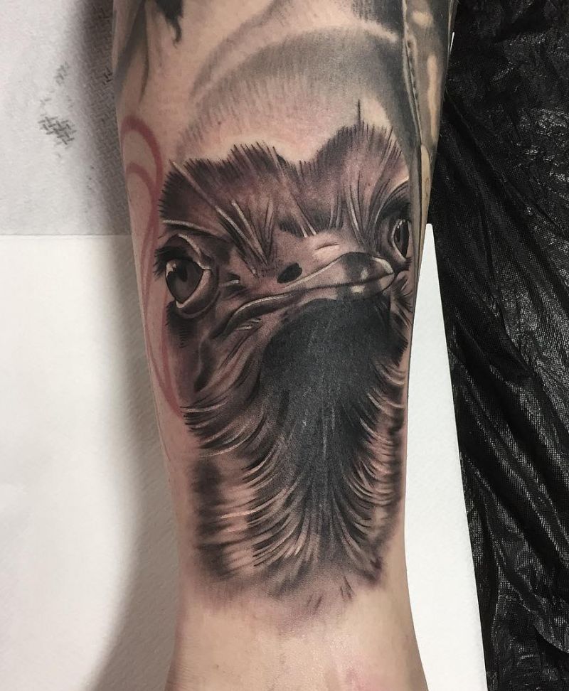 30 Pretty Ostrich Tattoos Hope to Inspire You