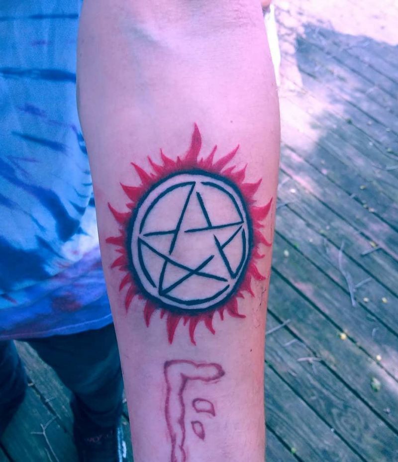 30 Creative Pentacle Tattoos to Inspire You