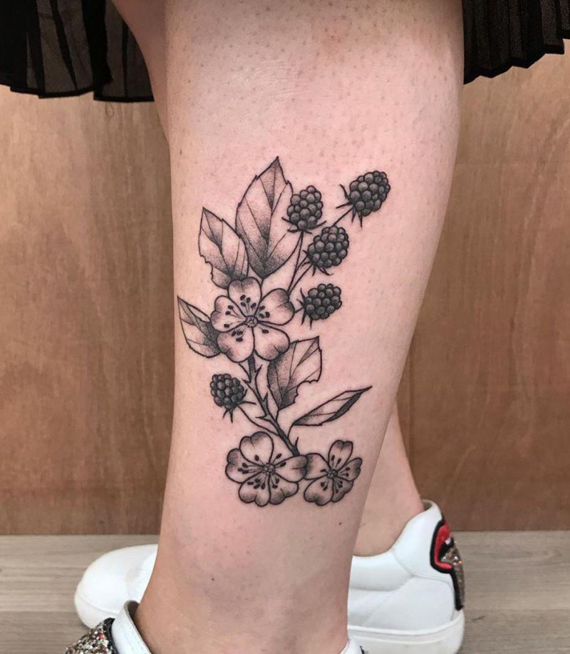 30 Elegant Raspberry Tattoos You Can't Help Trying