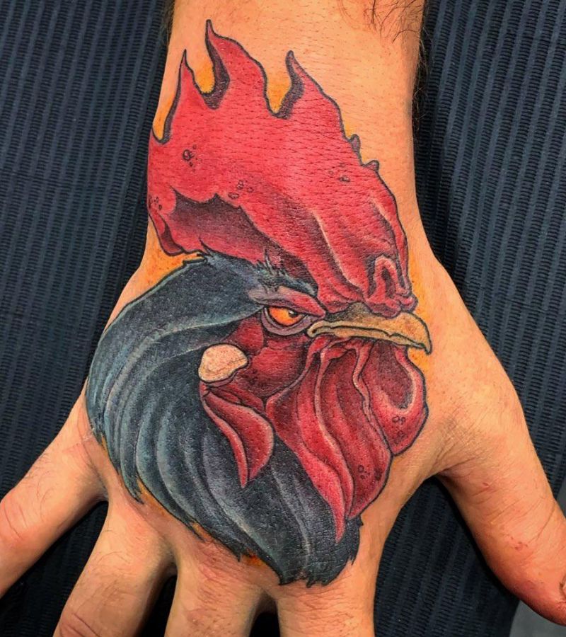 30 Creative Rooster Tattoos Give You Inspiration