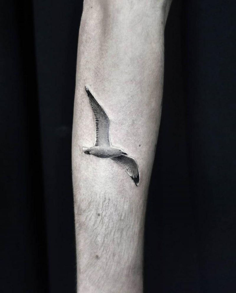 30 Great Seagull Tattoos You Want to Try