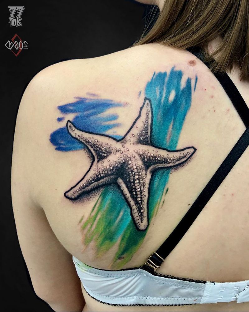 30 Pretty Starfish Tattoos for Your Inspiration