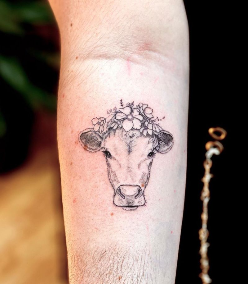 30 Pretty Cow Tattoos You Will Love to Try