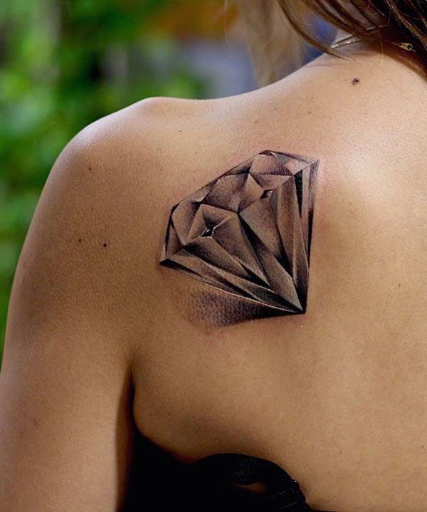 30 Eye Catching Diamond Tattoos Make You the Focus