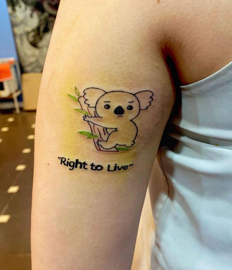 30 Cute Koala Tattoos You Will Love