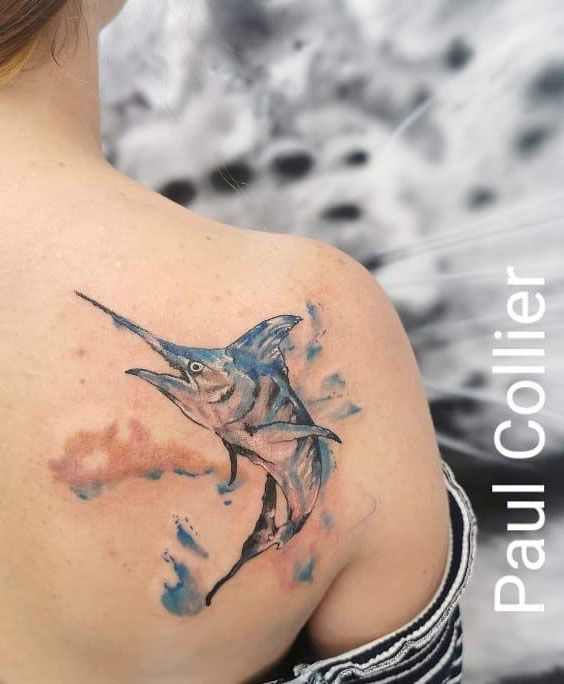 30 Pretty Marlin Tattoos You Will Love