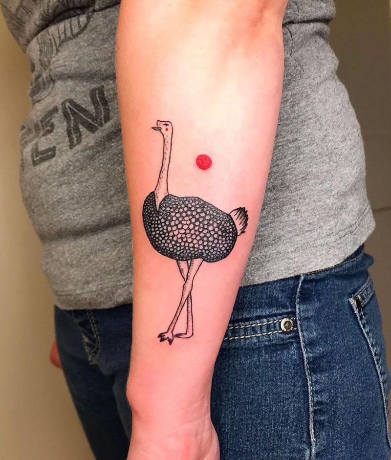 30 Pretty Ostrich Tattoos Hope to Inspire You