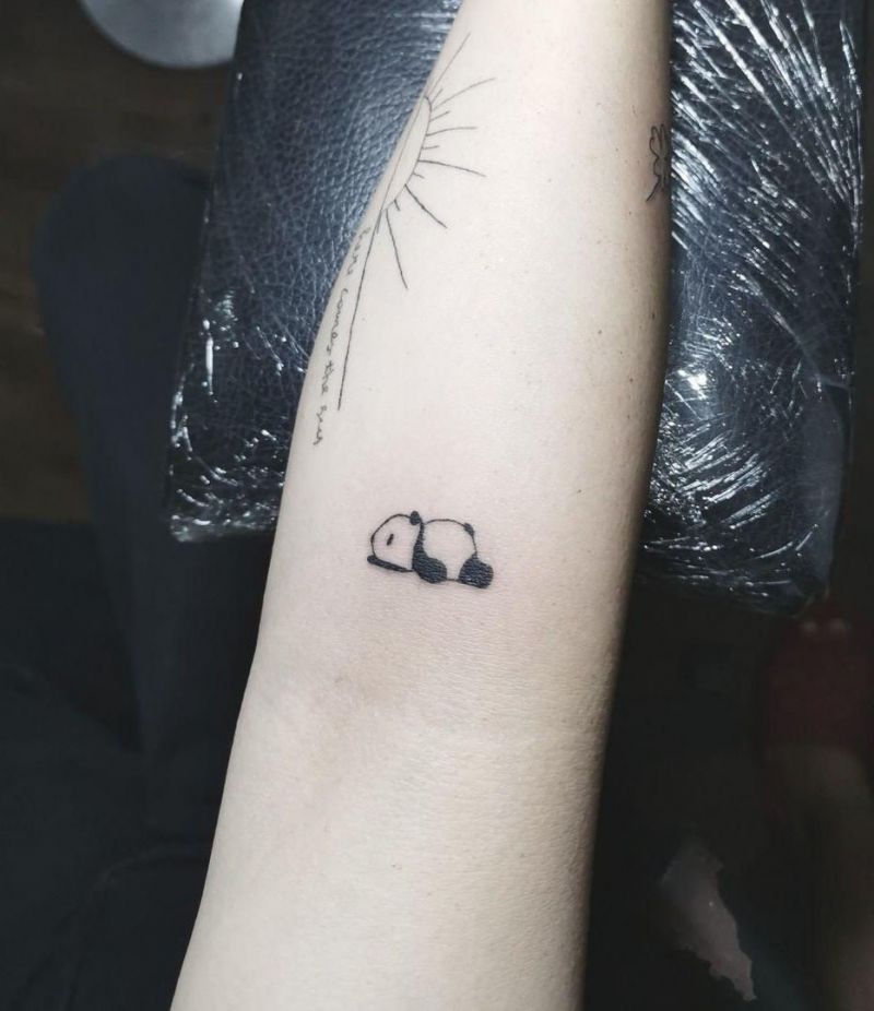 30 Adorable Panda Tattoos Make You Want to Laugh