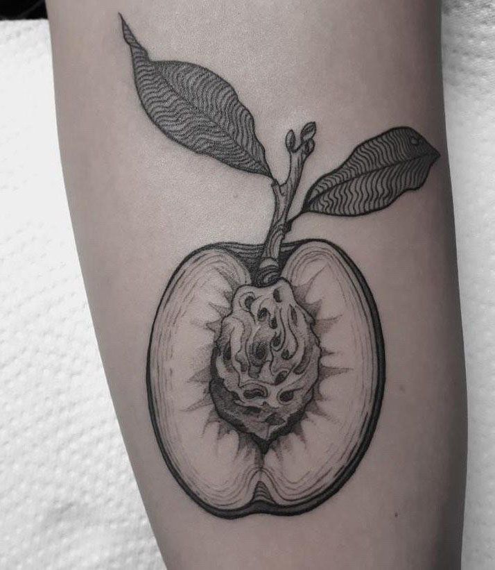 30 Pretty Peach Tattoos for Women You Will Love