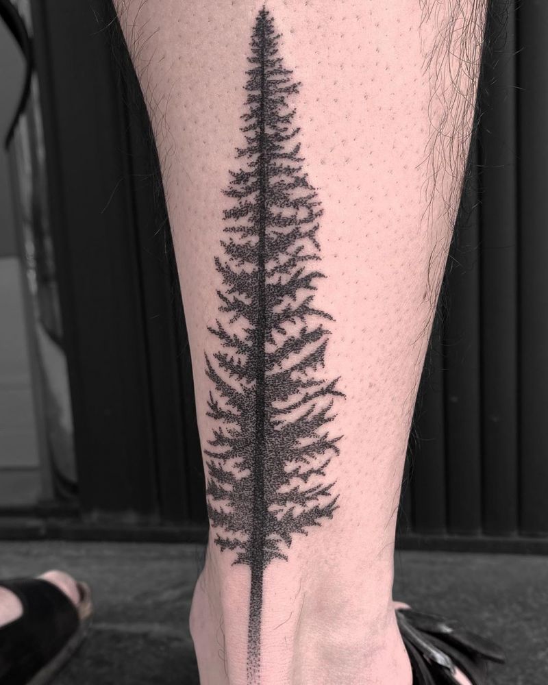 30 Pretty Pine Tattoos You Will Love