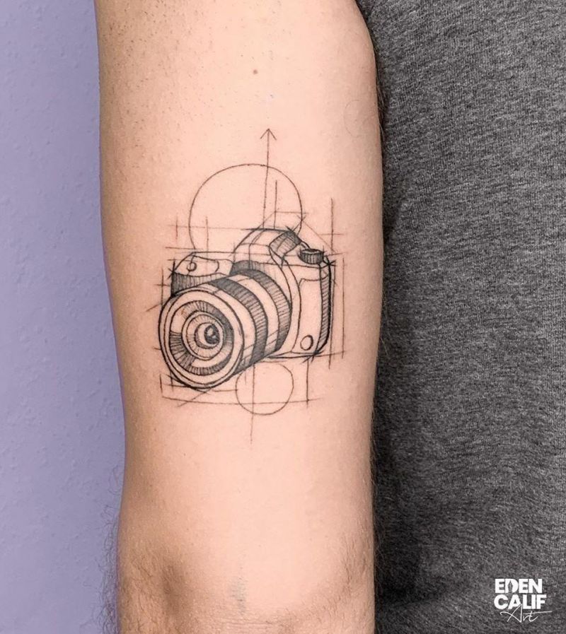 30 Creative Camera Tattoos You Will Love