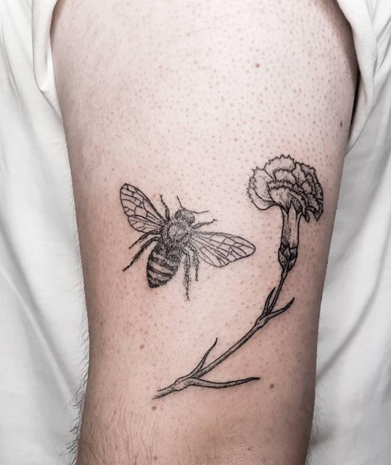 30 Pretty Carnation Tattoos You Will Love