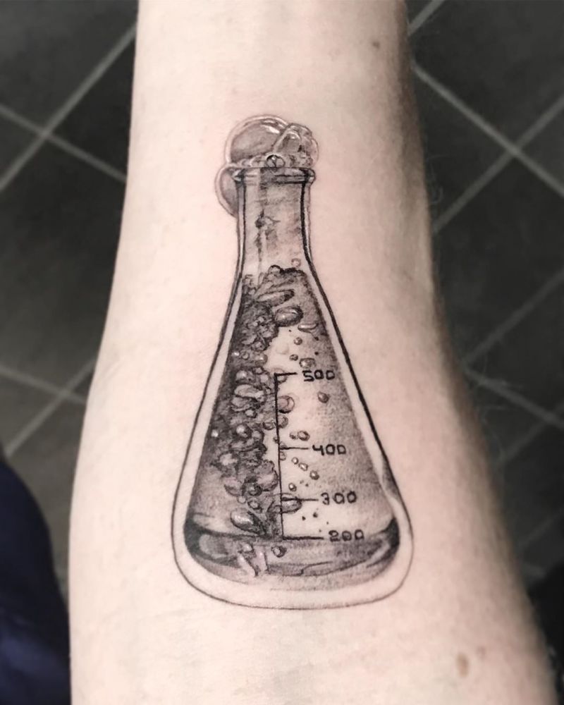 30 Elegant Chemistry Tattoos You Will Love