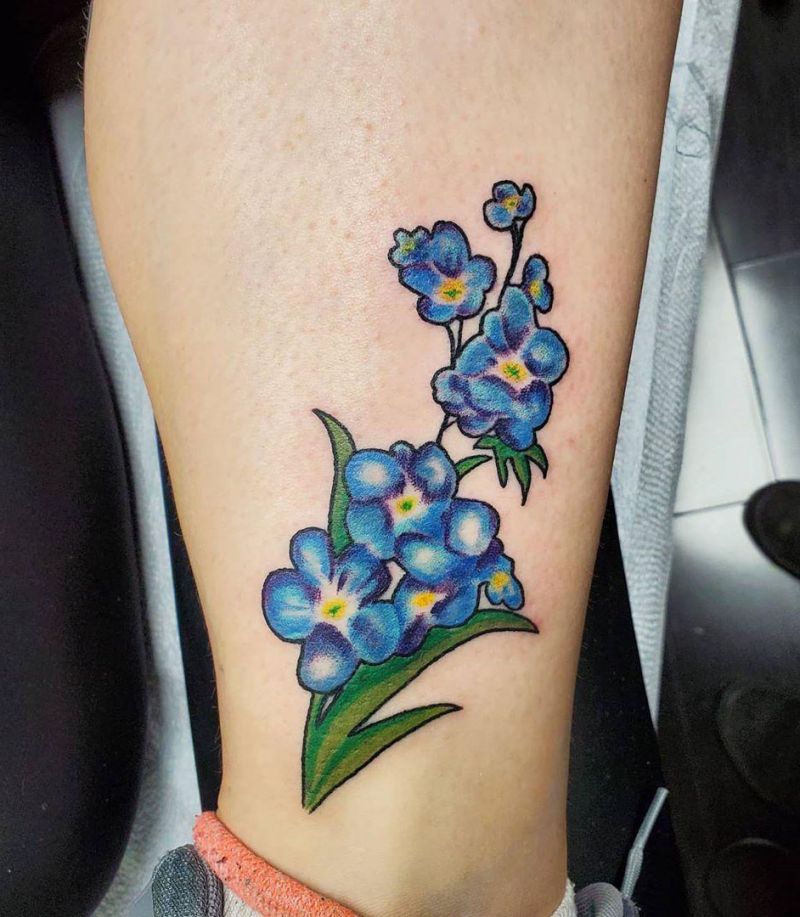 30 Pretty Forget Me Not Tattoos for Your Inspiration