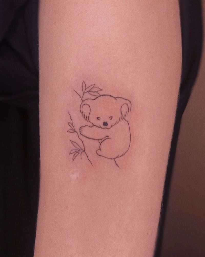 30 Cute Koala Tattoos You Will Love