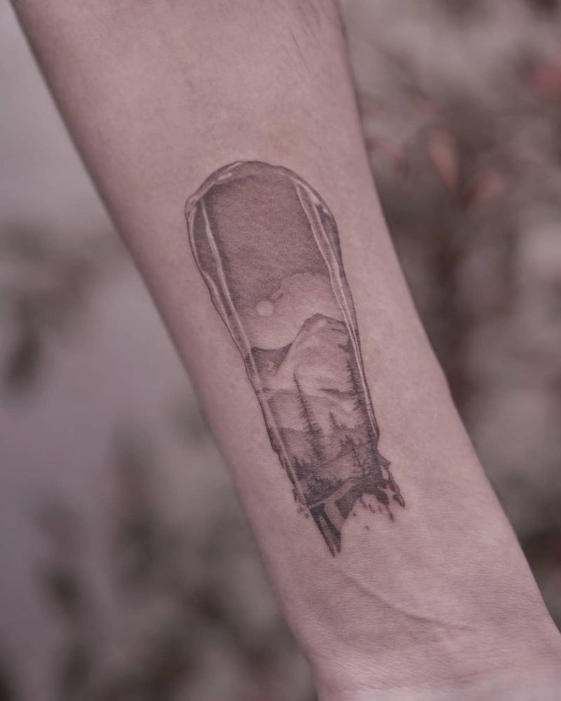 30 Beautiful Landscape Tattoos You Will Love