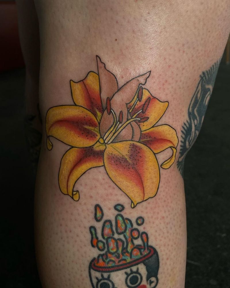 30 Pretty Lily Tattoos to Inspire You