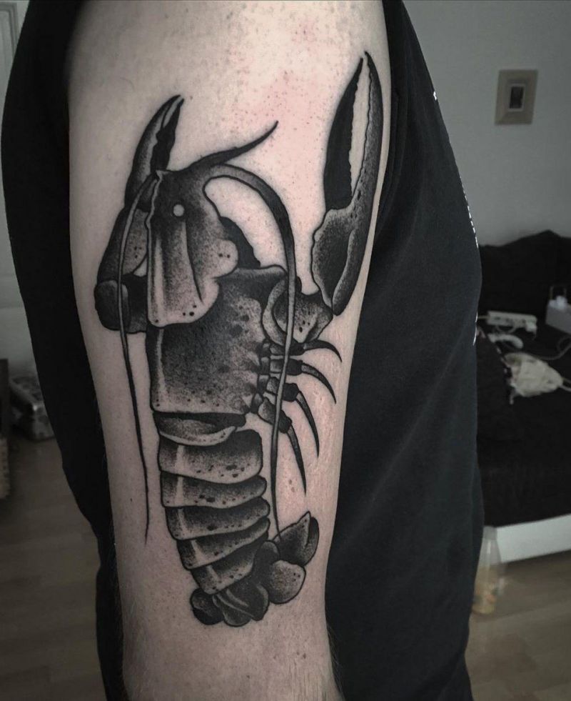 30 Pretty Lobster Tattoos Make You Successful