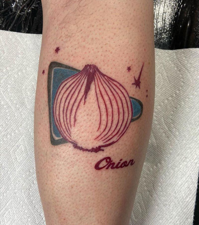 30 Pretty Onion Tattoos for Your Inspiration