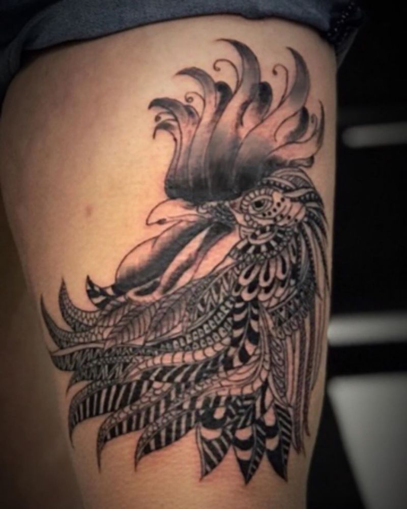 30 Creative Rooster Tattoos Give You Inspiration