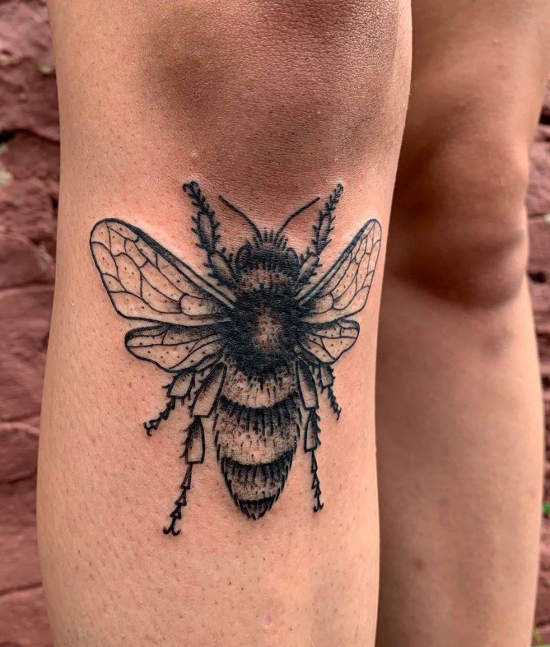 30 Pretty Bee Tattoos Make You Love Work