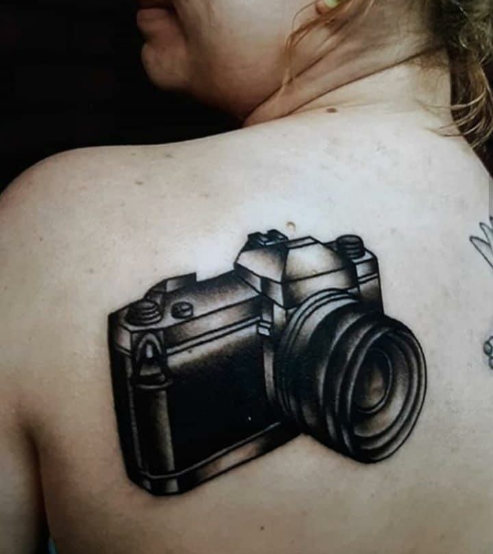 30 Creative Camera Tattoos You Will Love