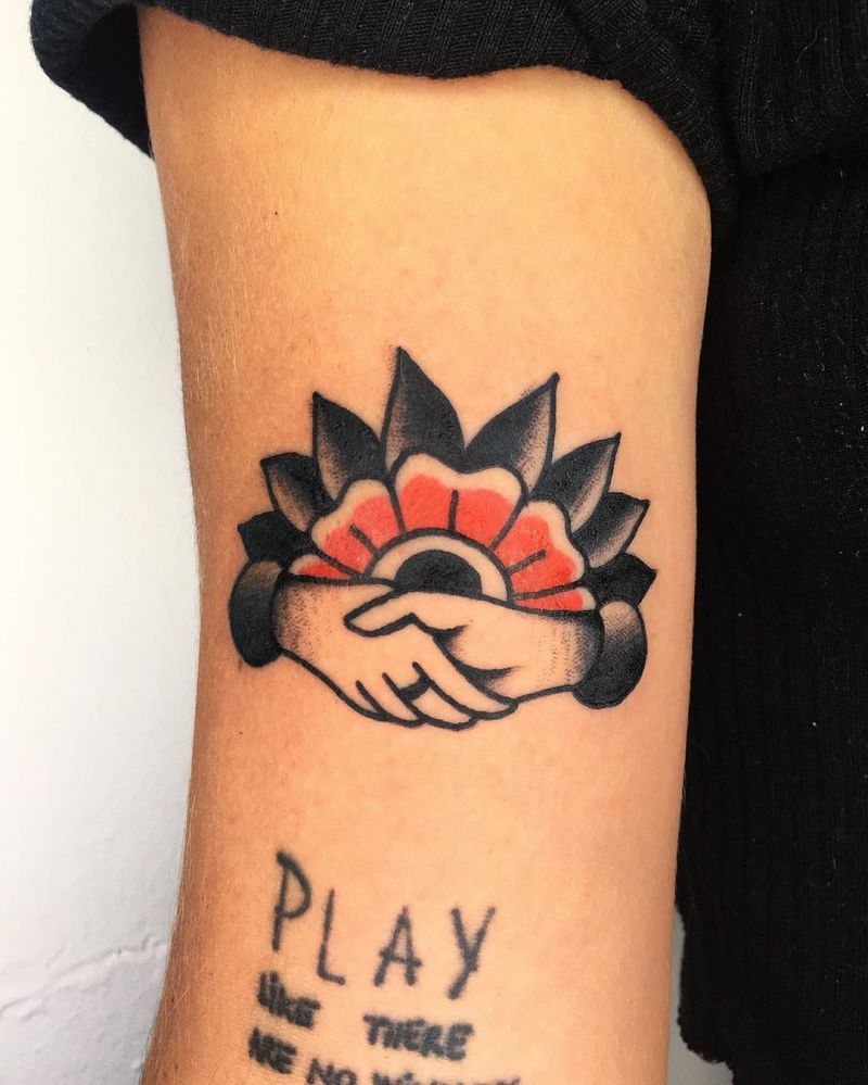 30 Creative Handshake Tattoos You Will Love