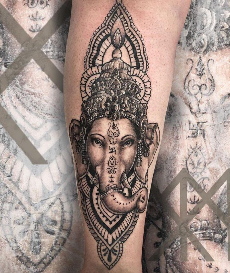 33 Pretty Hindu Tattoos to Inspire You