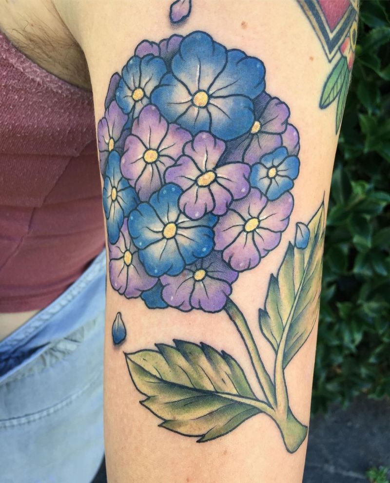 30 Elegant Hydrangea Tattoos for Women You Will Love