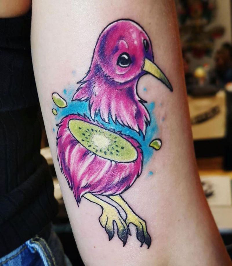 30 Cute Kiwi Tattoos You Will Love