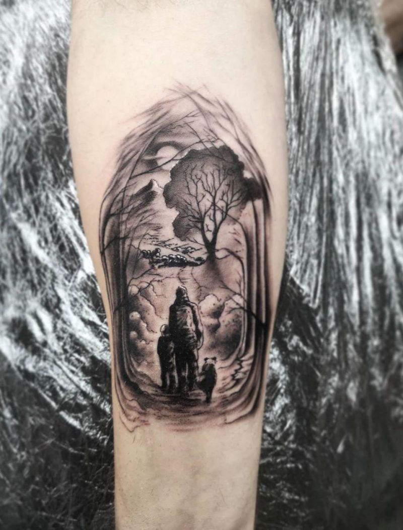 30 Beautiful Landscape Tattoos You Will Love