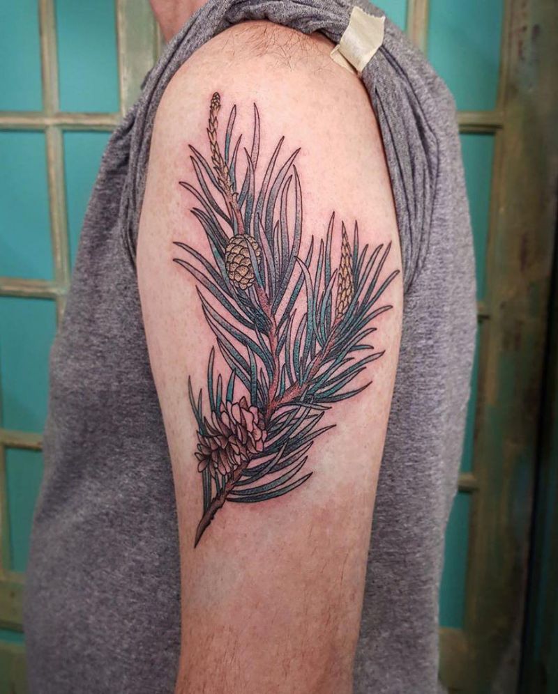 30 Pretty Pinecone Tattoos to Inspire You