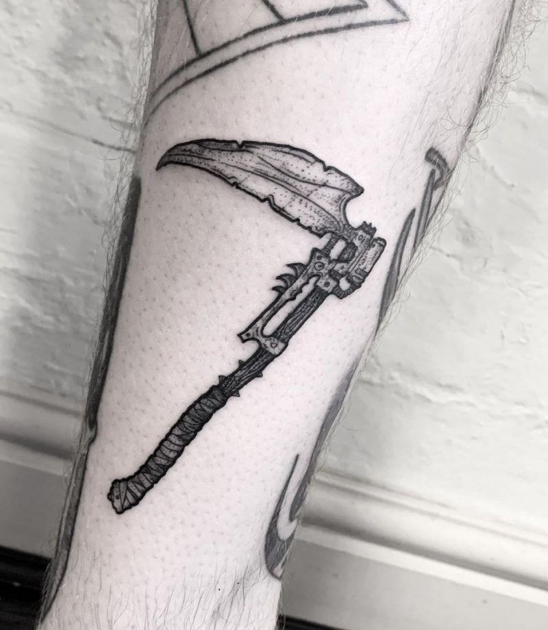 30 Creative Scythe Tattoos You Will Love