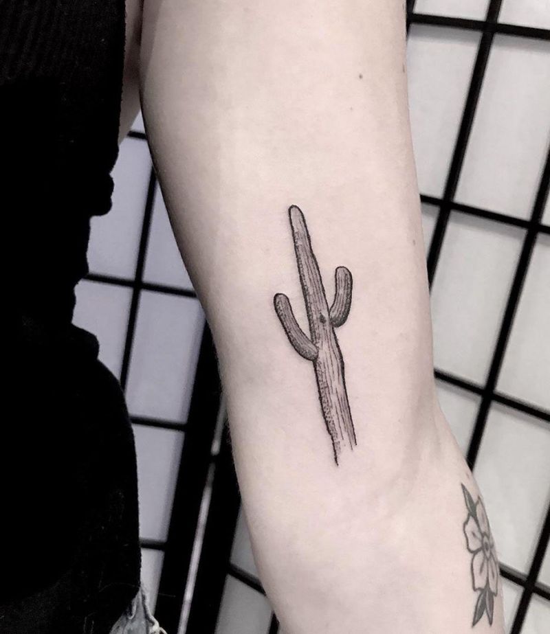 30 Beautiful Cactus Tattoos Enhance Your Personality