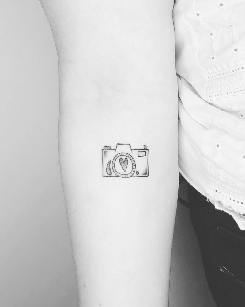 30 Creative Camera Tattoos You Will Love