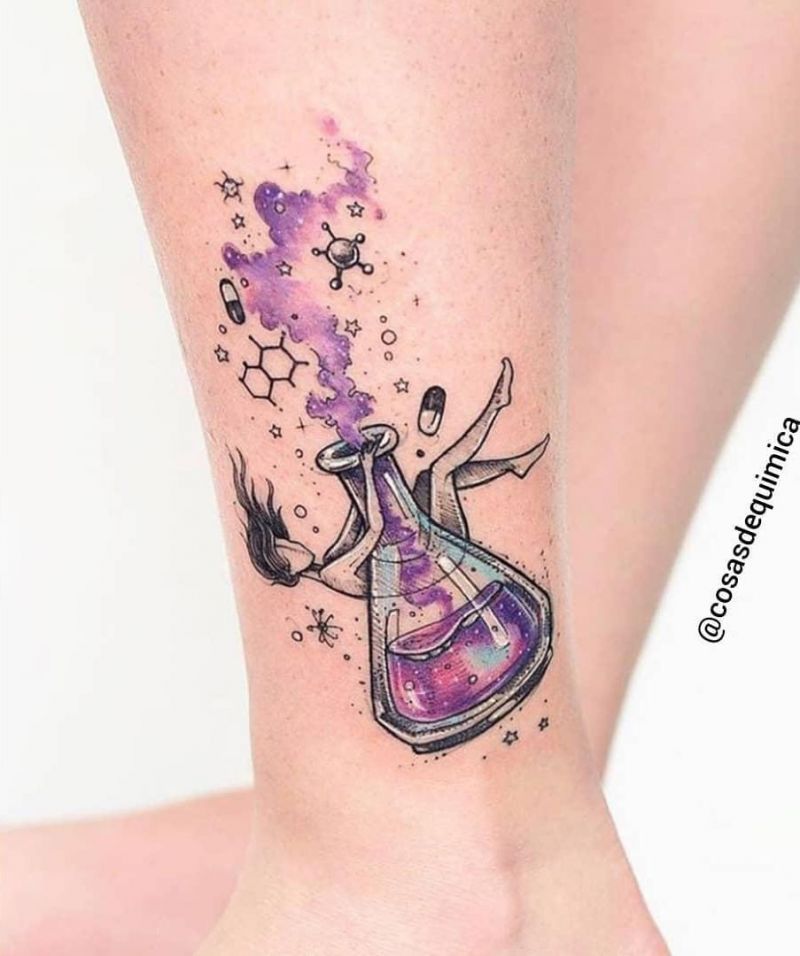 30 Elegant Chemistry Tattoos You Will Love