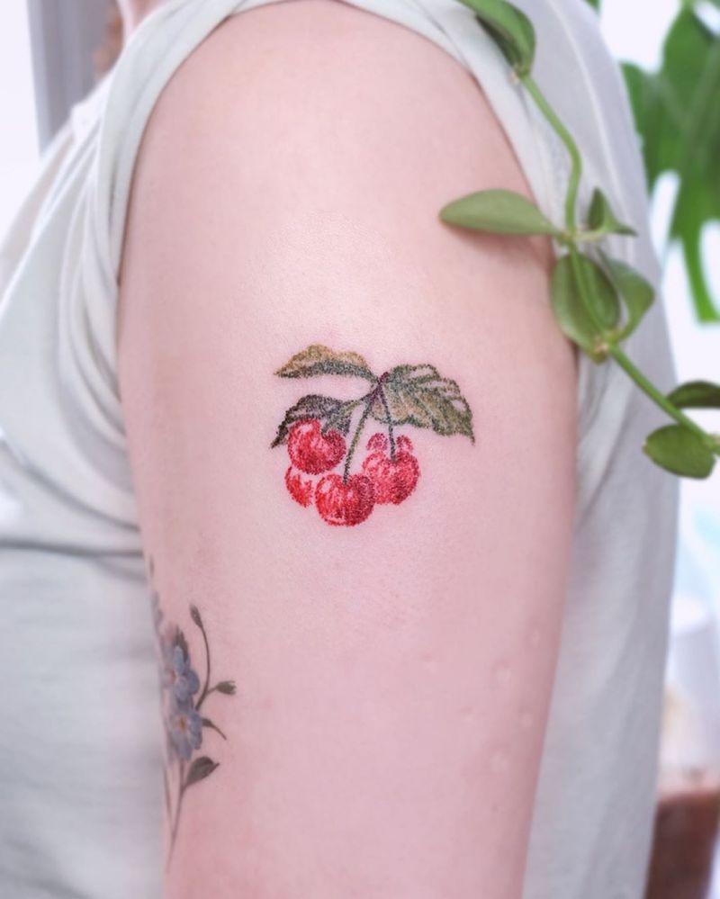 30 Pretty Cherry Tattoos for Women You Will Love