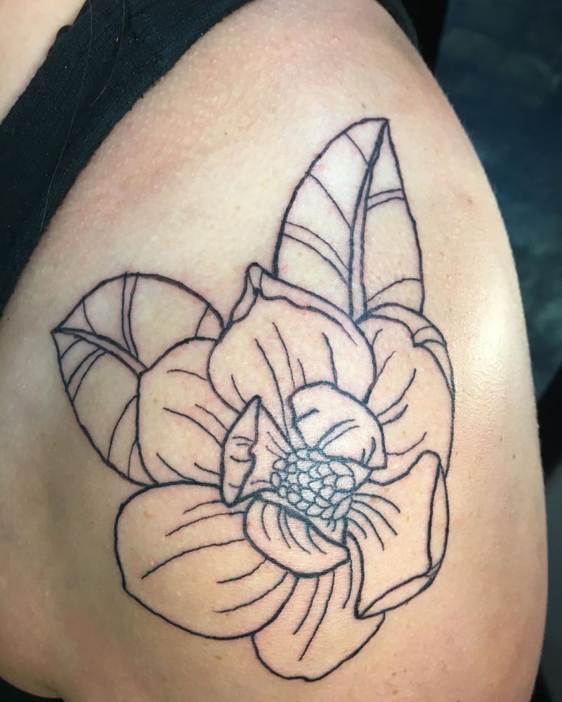 30 Beautiful Magnolia Tattoos You Will Love